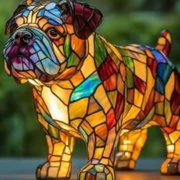 Cromos | Lampe de Nuit LED Artistique pour Amoureux des Chiens – COMPANIONLIGHT