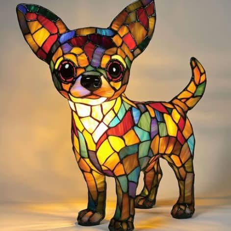 Cromos | Lampe de Nuit LED Artistique pour Amoureux des Chiens – COMPANIONLIGHT