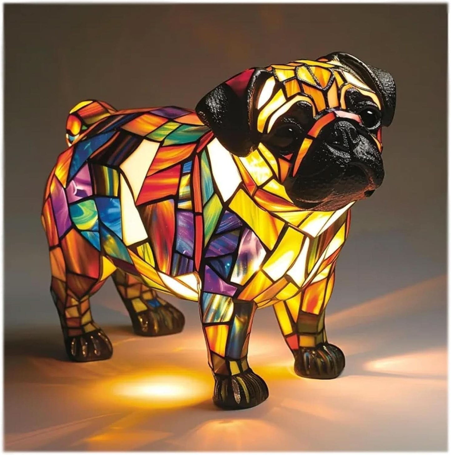 Cromos | Lampe de Nuit LED Artistique pour Amoureux des Chiens – COMPANIONLIGHT