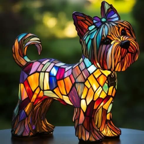 Cromos | Lampe de Nuit LED Artistique pour Amoureux des Chiens – COMPANIONLIGHT
