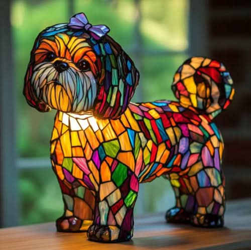 Cromos | Lampe de Nuit LED Artistique pour Amoureux des Chiens – COMPANIONLIGHT