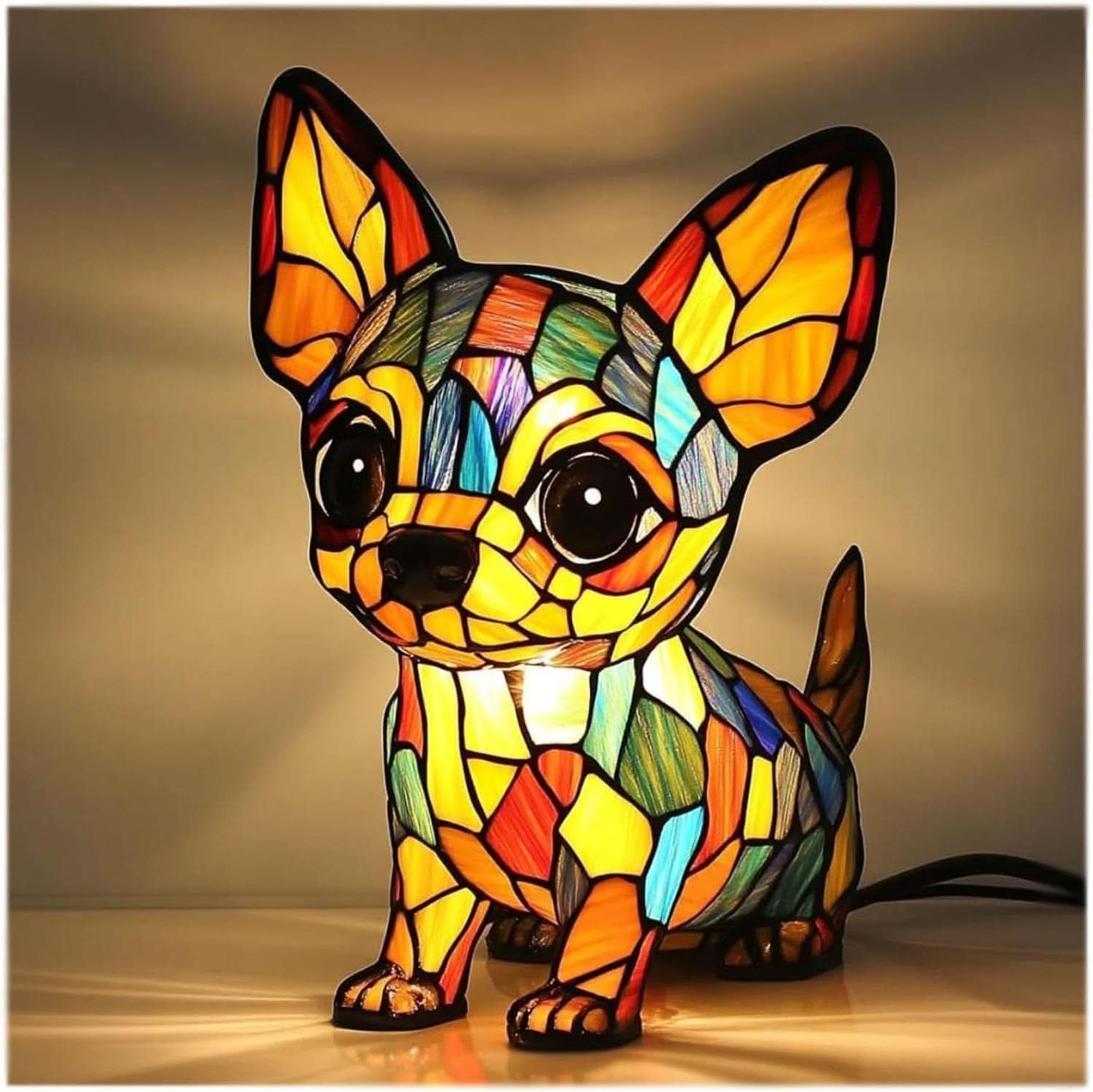 Cromos | Lampe de Nuit LED Artistique pour Amoureux des Chiens – COMPANIONLIGHT
