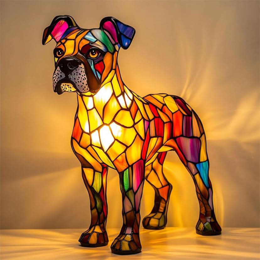 Cromos | Lampe de Nuit LED Artistique pour Amoureux des Chiens – COMPANIONLIGHT