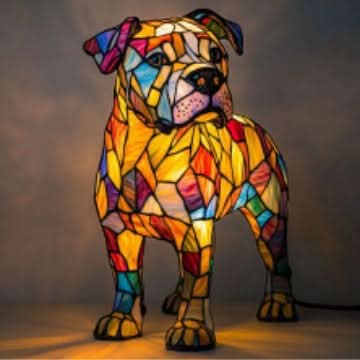 Cromos | Lampe de Nuit LED Artistique pour Amoureux des Chiens – COMPANIONLIGHT