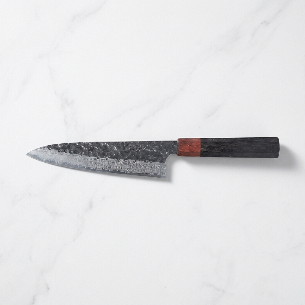 Cromos | Gentetsu Gyuto – Couteau de Chef Japonais Premium en Acier VG-10 Damassé pour Découpe Précise et Professionnelle