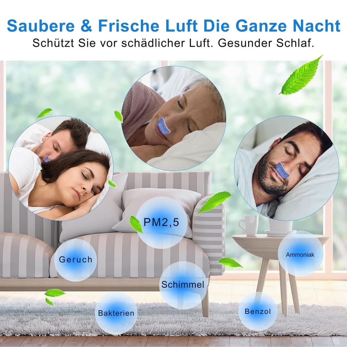 Cromos | Appareil CPAP compact MICROBREATH contre le ronflement et l’apnée du sommeil