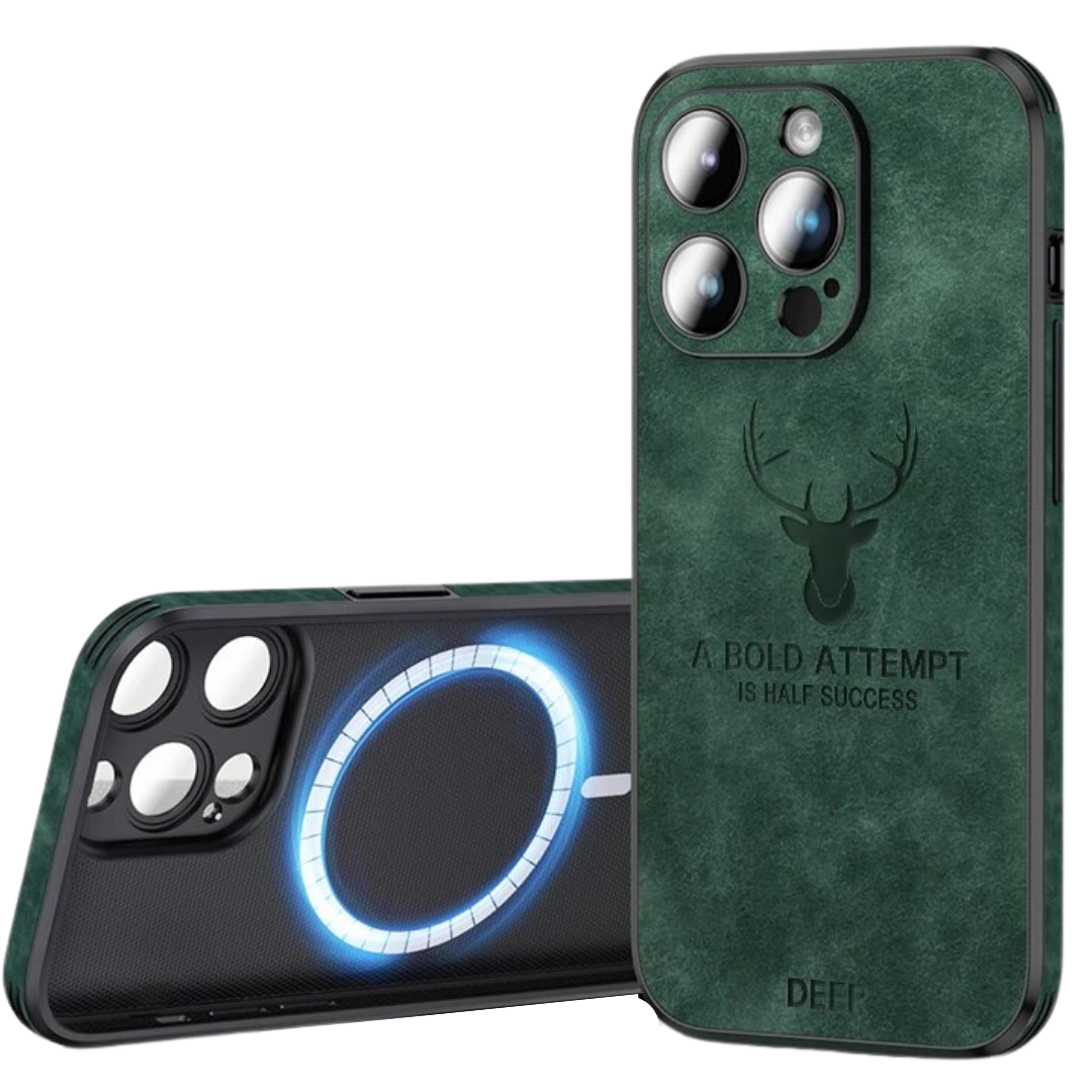 Cromos | Coque iPhone Luxe en Cuir de Cerf – Veltro