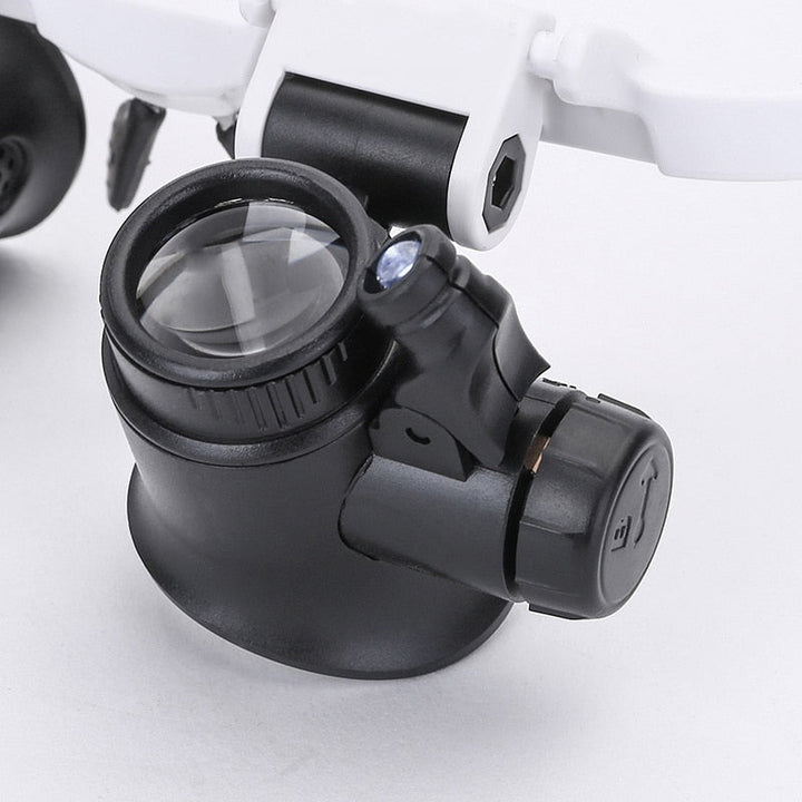 Cromos | Lunettes Loupe HD avec LED & Lentilles Interchangeables – Optiview