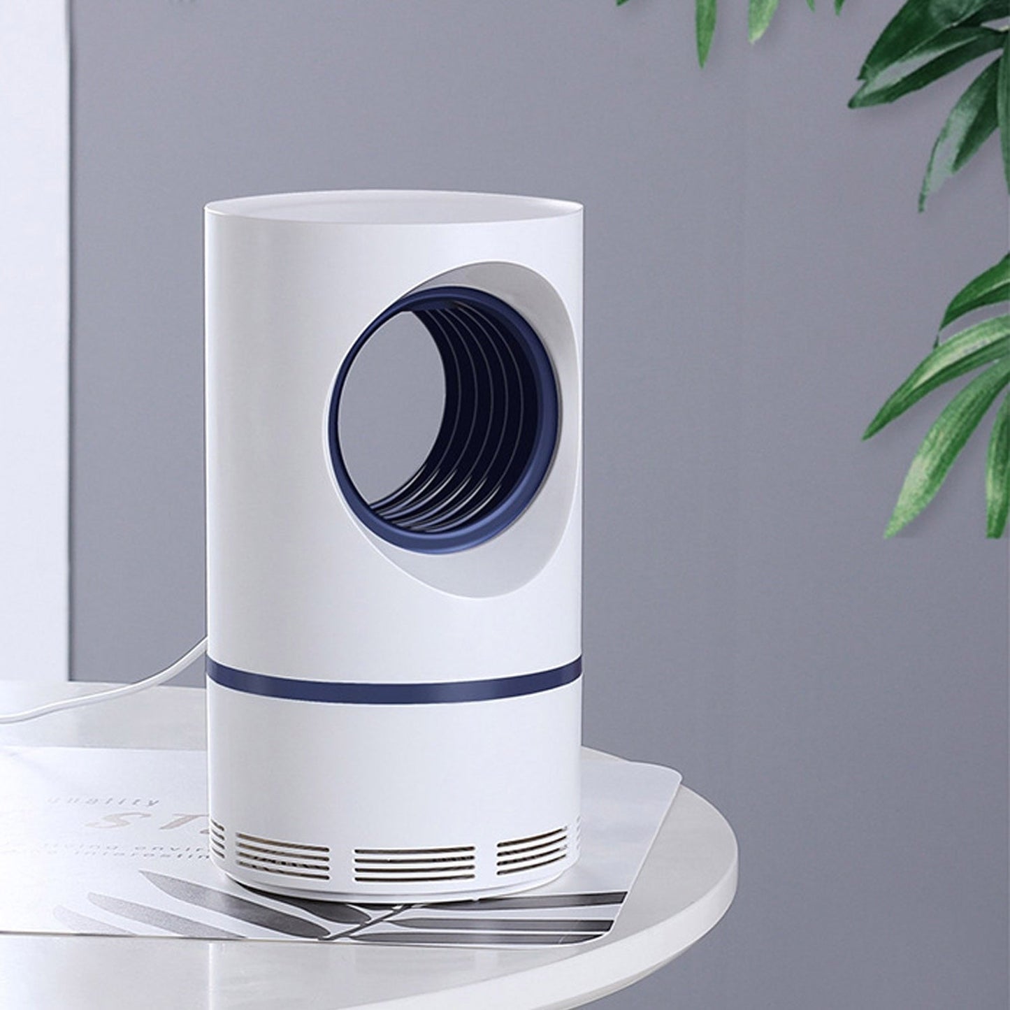Cromos | Lampe Anti-Moustiques Minimaliste Bowlift – Piège à Insectes LED Silencieux, Répulsif et Capture de Moustiques pour Intérieur (Design Moderne et Sans Produits Chimiques)