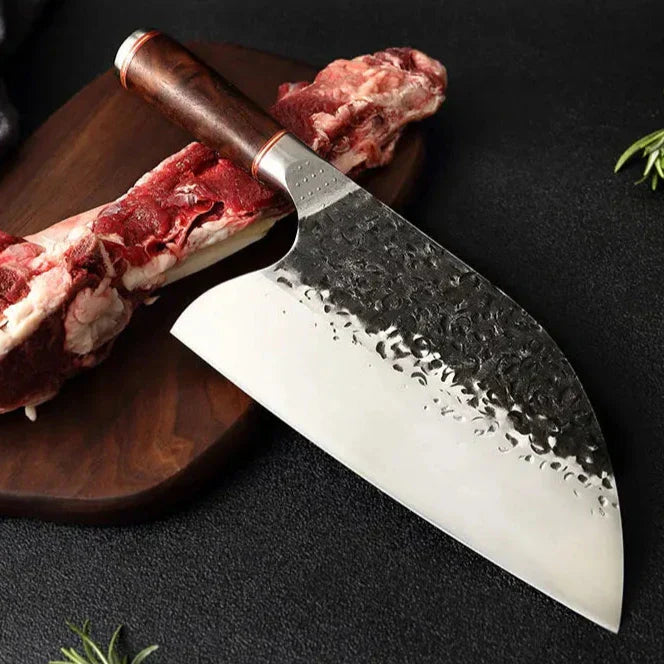 Cromos | Tsunami Chukabocho Cleaver – Couteau Hachoir Japonais Premium en Acier Haute Performance pour Découpe de Précision