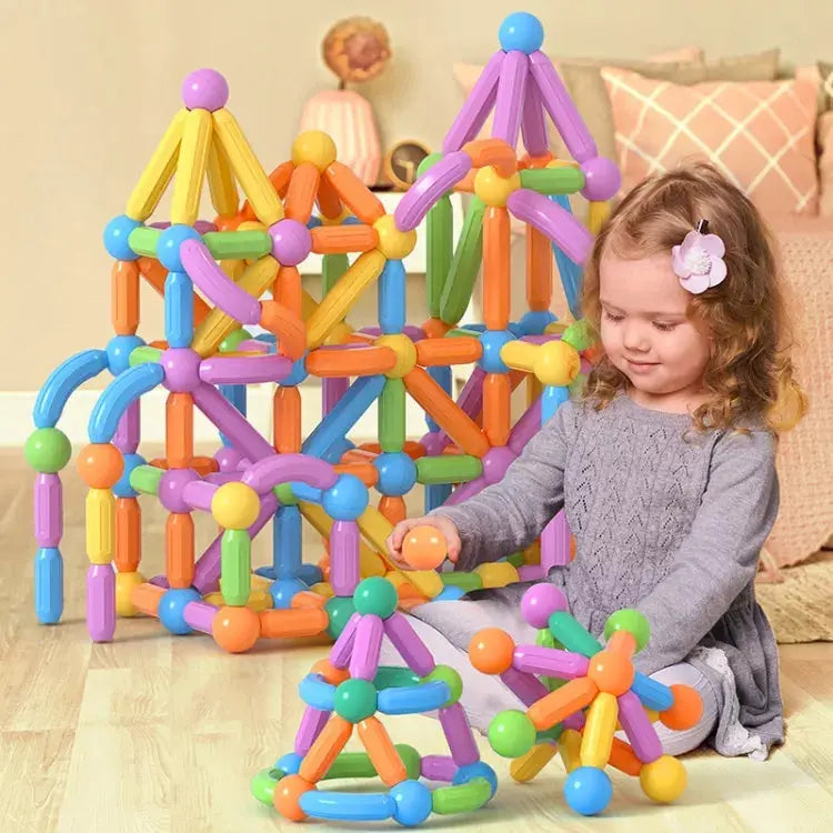 Cromos | MagneStix - Blocs de Construction Magnétiques Aimantés pour Enfants | Jeu Éducatif STEM Créatif et Construction Magnétique