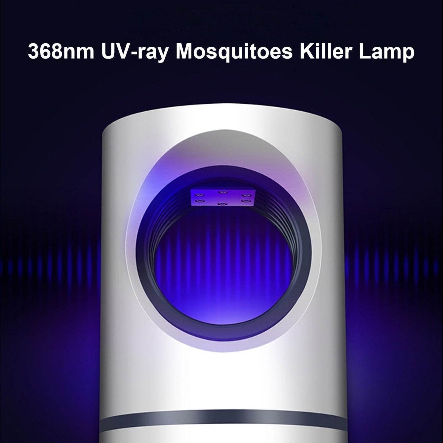 Cromos | Lampe Anti-Moustiques Minimaliste Bowlift – Piège à Insectes LED Silencieux, Répulsif et Capture de Moustiques pour Intérieur (Design Moderne et Sans Produits Chimiques)
