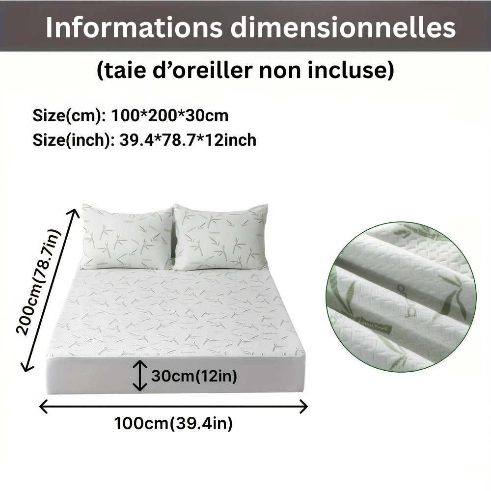 Cromos | Protège-Matelas Bamboo Respirant & Frais – BambooCool