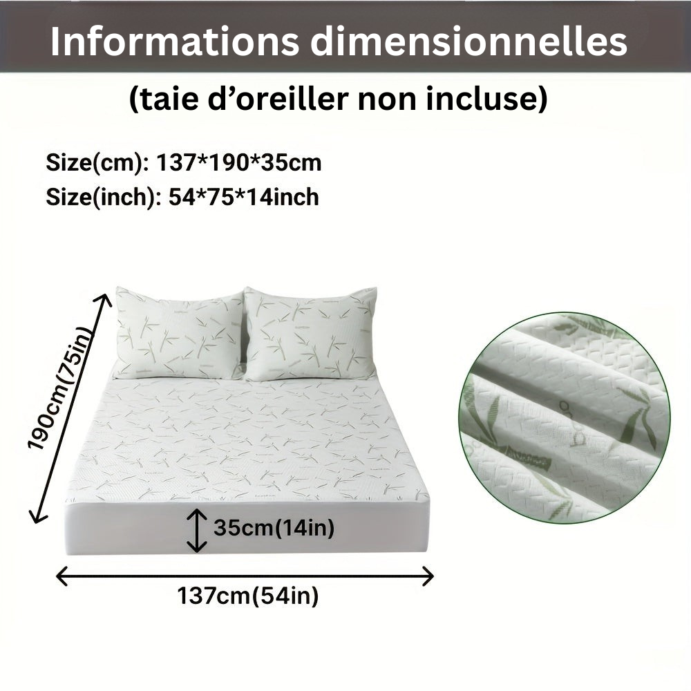 Cromos | Protège-Matelas Bamboo Respirant & Frais – BambooCool