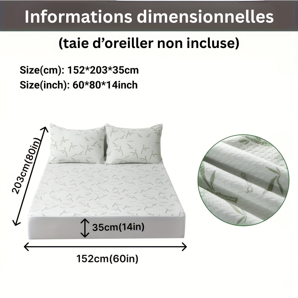 Cromos | Protège-Matelas Bamboo Respirant & Frais – BambooCool