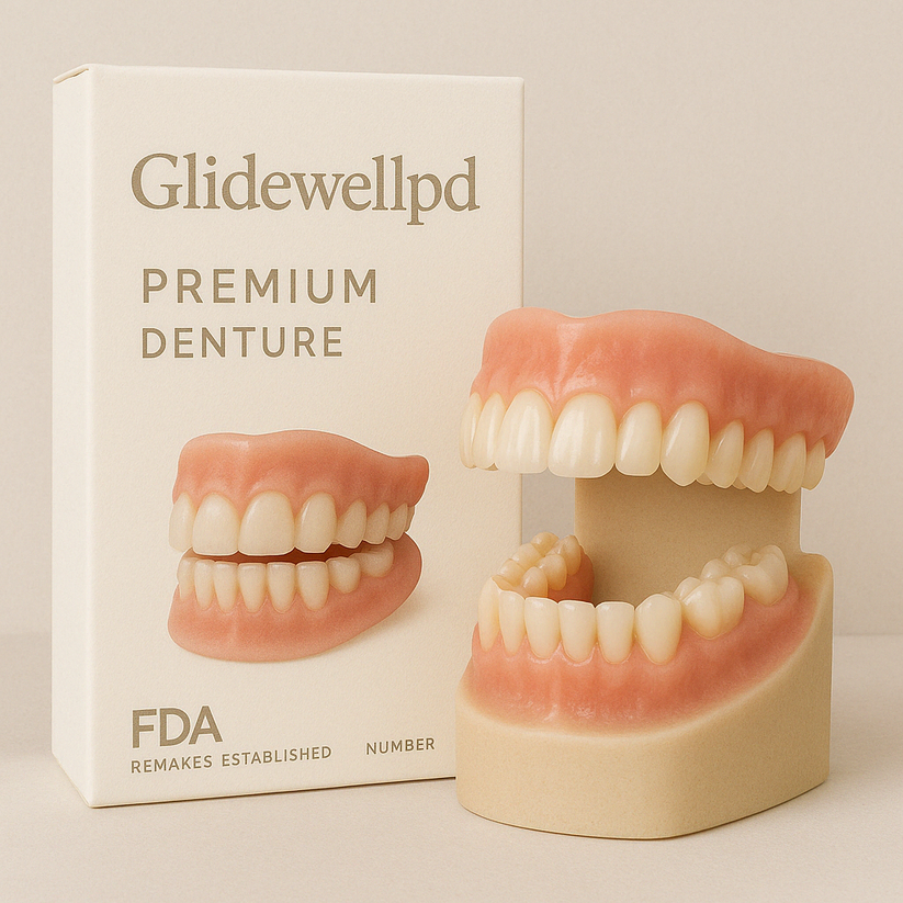 Cromos | Glidewellpd™ – Prothèse dentaire complète haut de gamme pour un confort naturel et un maintien optimal