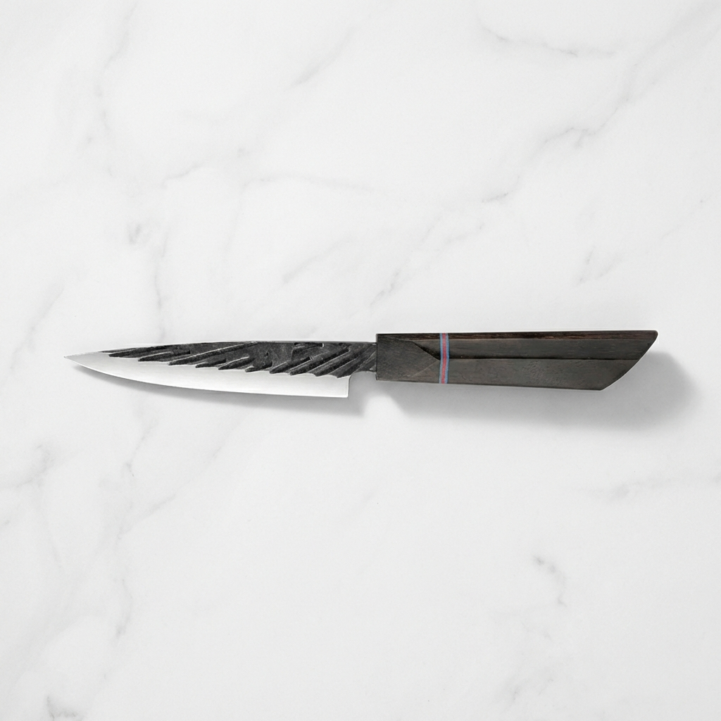 Cromos | Kurogane Petty Knife – Couteau d’Office Japonais Premium en Acier Haute Précision pour Découpe Fine et Contrôlée
