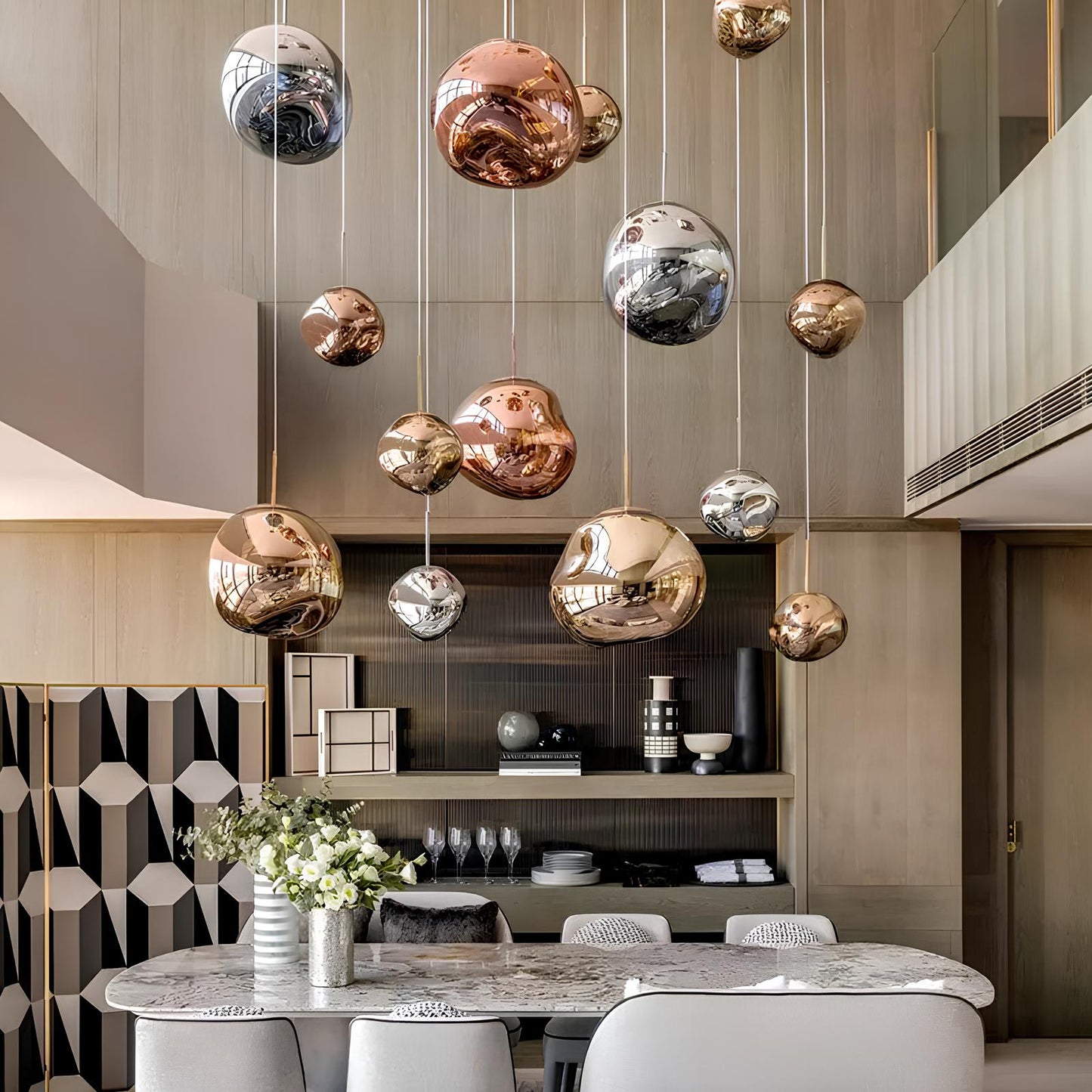 Cromos | Lustre Design Lava LED Ambiance Chaleureuse