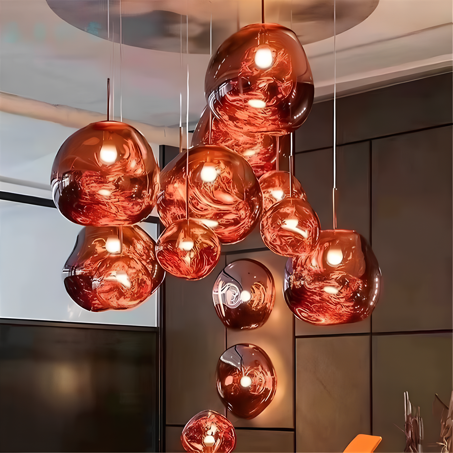 Cromos | Lustre Design Lava LED Ambiance Chaleureuse