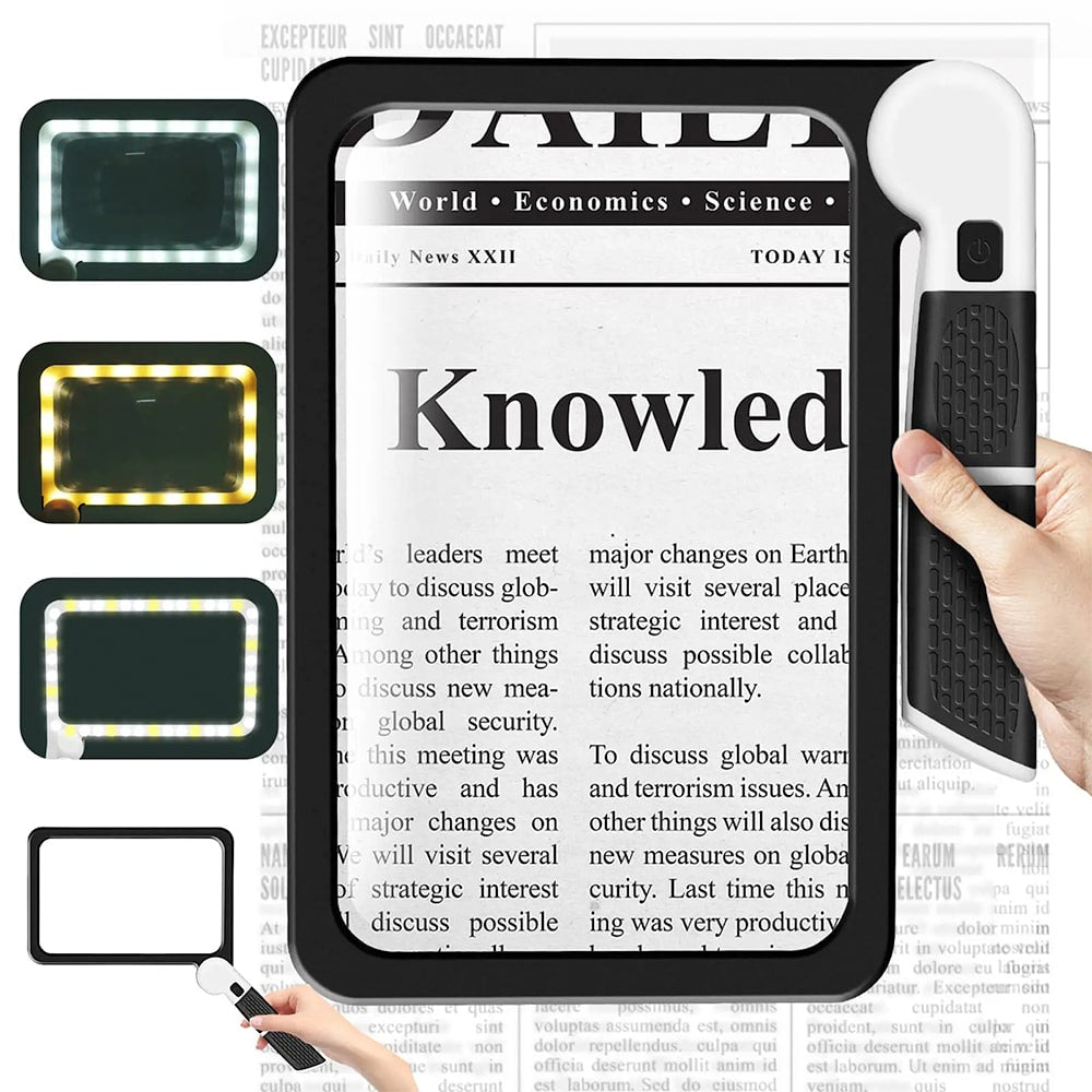 Cromos | Loupe LED 5X Pleine Page – MagniView