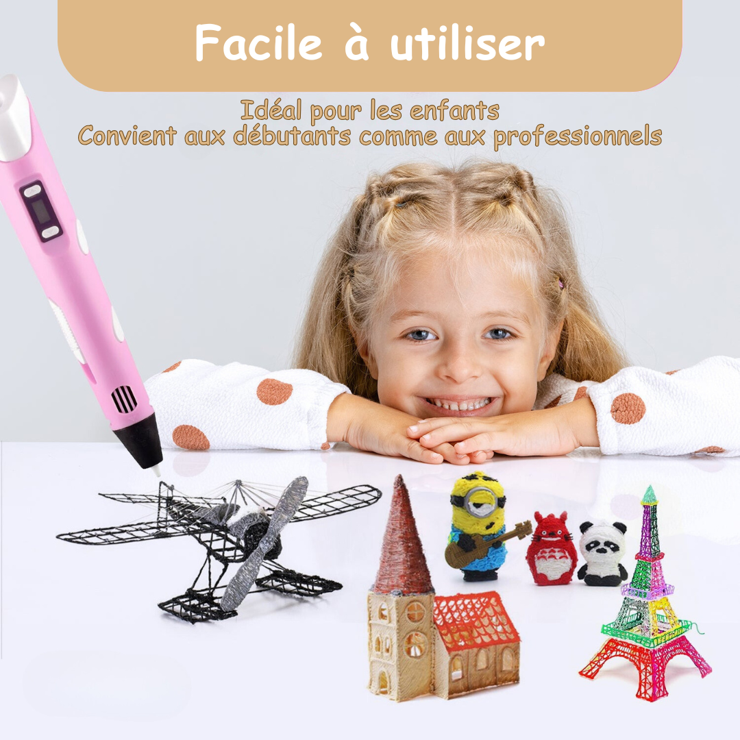 Cromos | Stylo 3D Créatif pour Dessin et Modélisation – 3D Pen