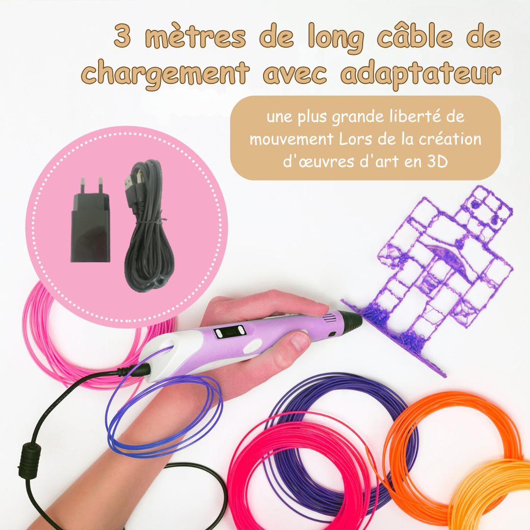 Cromos | Stylo 3D Créatif pour Dessin et Modélisation – 3D Pen