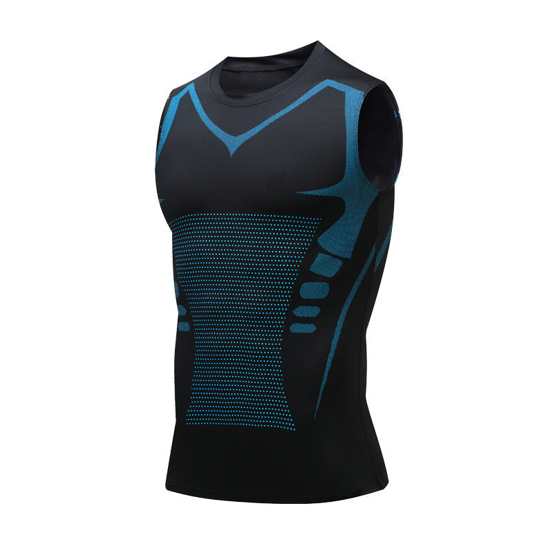 Cromos | VitaBoost Débardeur Gainant Correcteur de Posture Homme – Compression Sculptante & Maintien du Dos