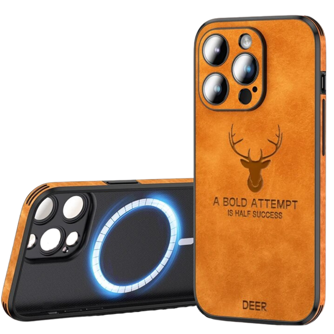 Cromos | Coque iPhone Luxe en Cuir de Cerf – Veltro