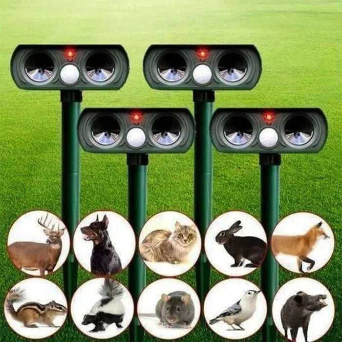 Cromos | Répulsif Solaire à Infrarouge Contre les Animaux (1 Unité)