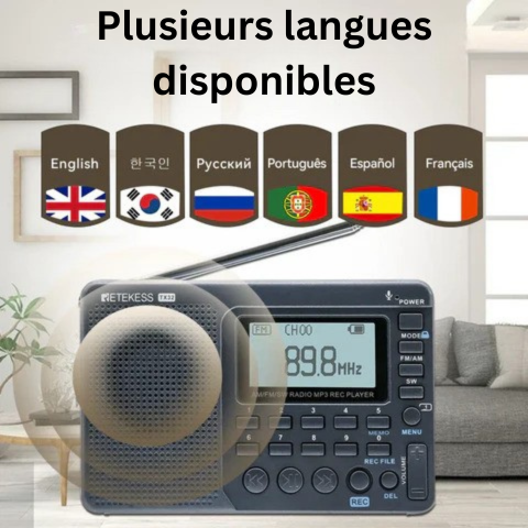 Cromos | Radio Portable Compacte Multifonction – EchoWave