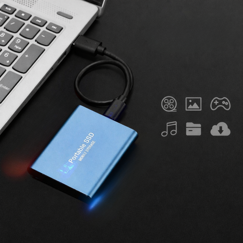 SSD Portable Compact Haute Vitesse – Stockage Externe Premium – Cromos