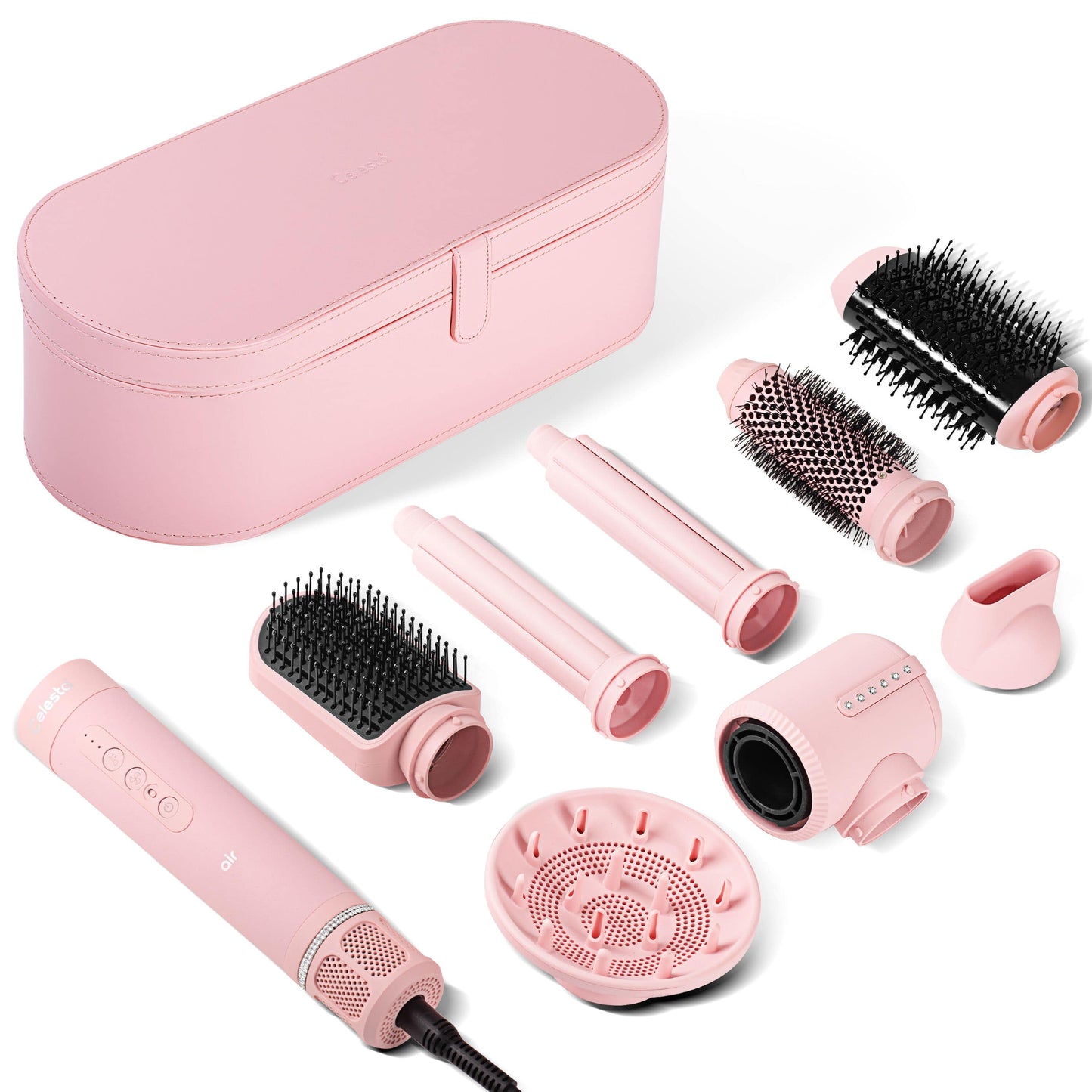Cromos | Sèche-Cheveux AirStyler 8-en-1 Rose – Celesta