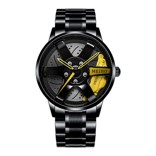 Cromos | Montre-bracelet homme RaceVision – design voiture de course élégant, montre sportive au style luxe moderne