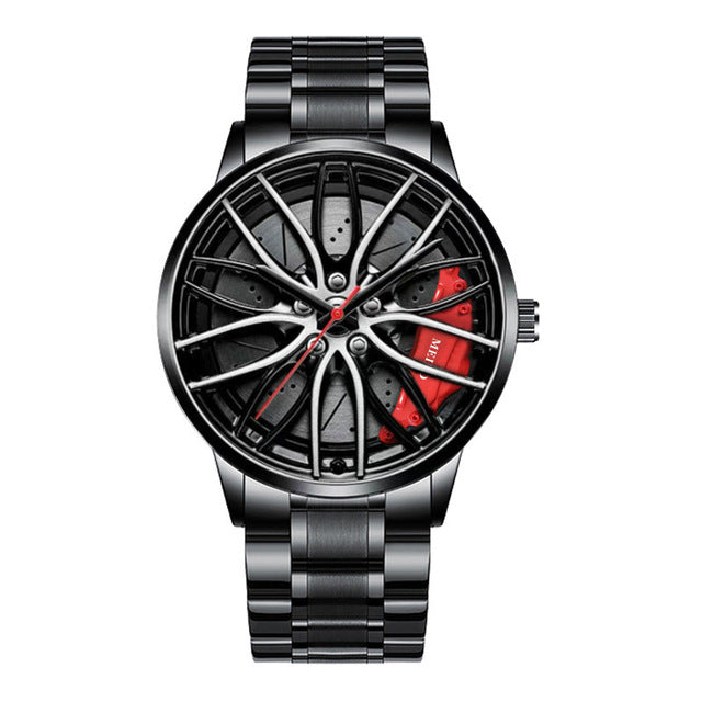 Cromos | Montre-bracelet homme RaceVision – design voiture de course élégant, montre sportive au style luxe moderne