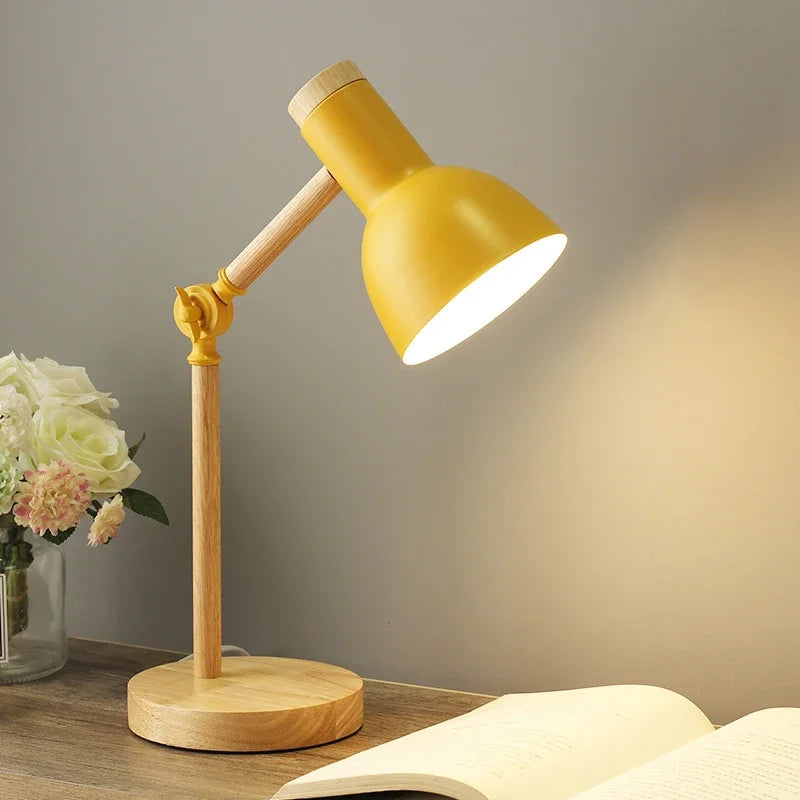 Cromos | Lampe de Table Scandinave Bois – Glo