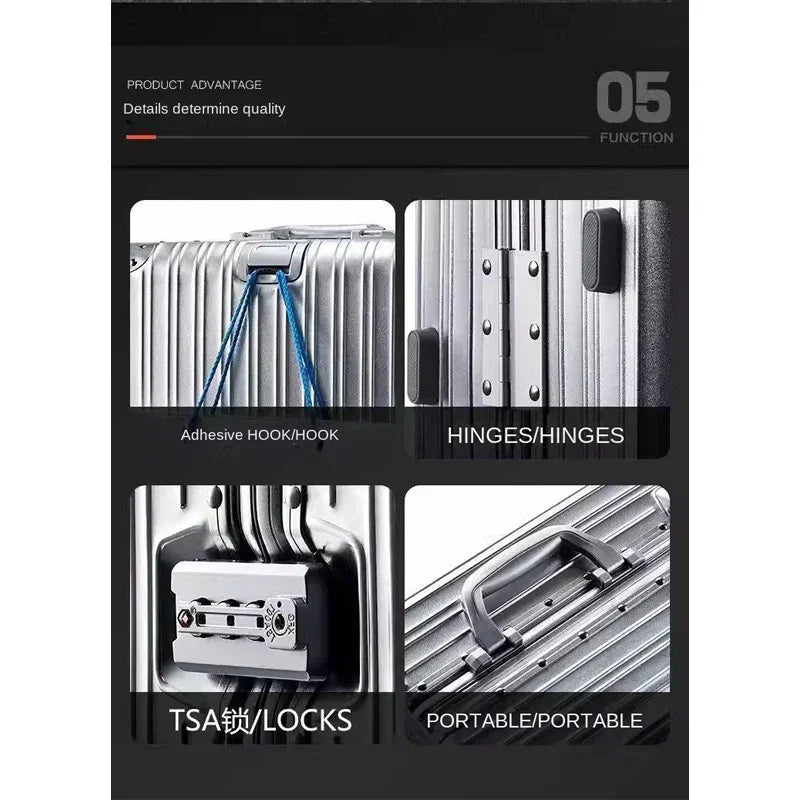 Valise Rigide en Aluminium-Magnésium Sarajevo – Cromos