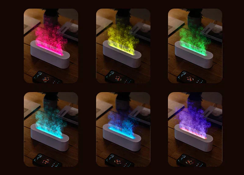 Cromos | Foyer LED Effet Flamme avec Diffusion de Parfum Relaxant – AuraFlame
