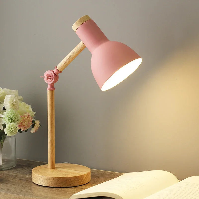 Cromos | Lampe de Table Scandinave Bois – Glo