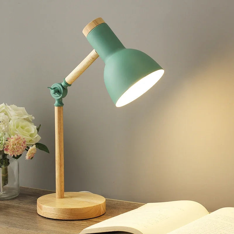 Cromos | Lampe de Table Scandinave Bois – Glo