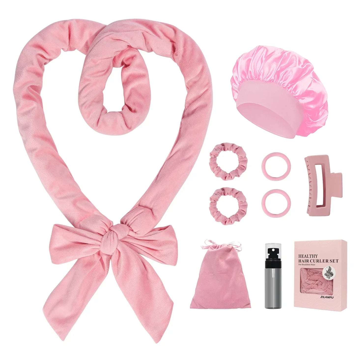 Cromos | Bandeau Boucleur Sans Chaleur Kit 9 Pièces – Effet Boucles Naturelles