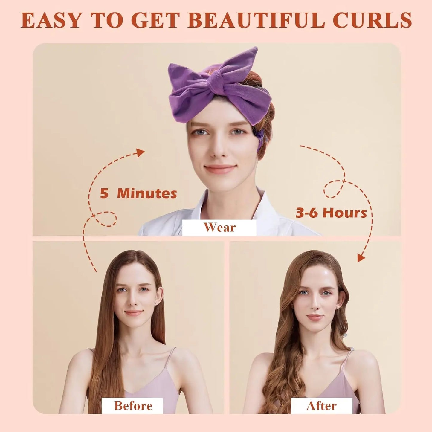 Cromos | Bandeau Boucles Sans Chaleur Kit 9 Pièces – Boucles Naturelles
