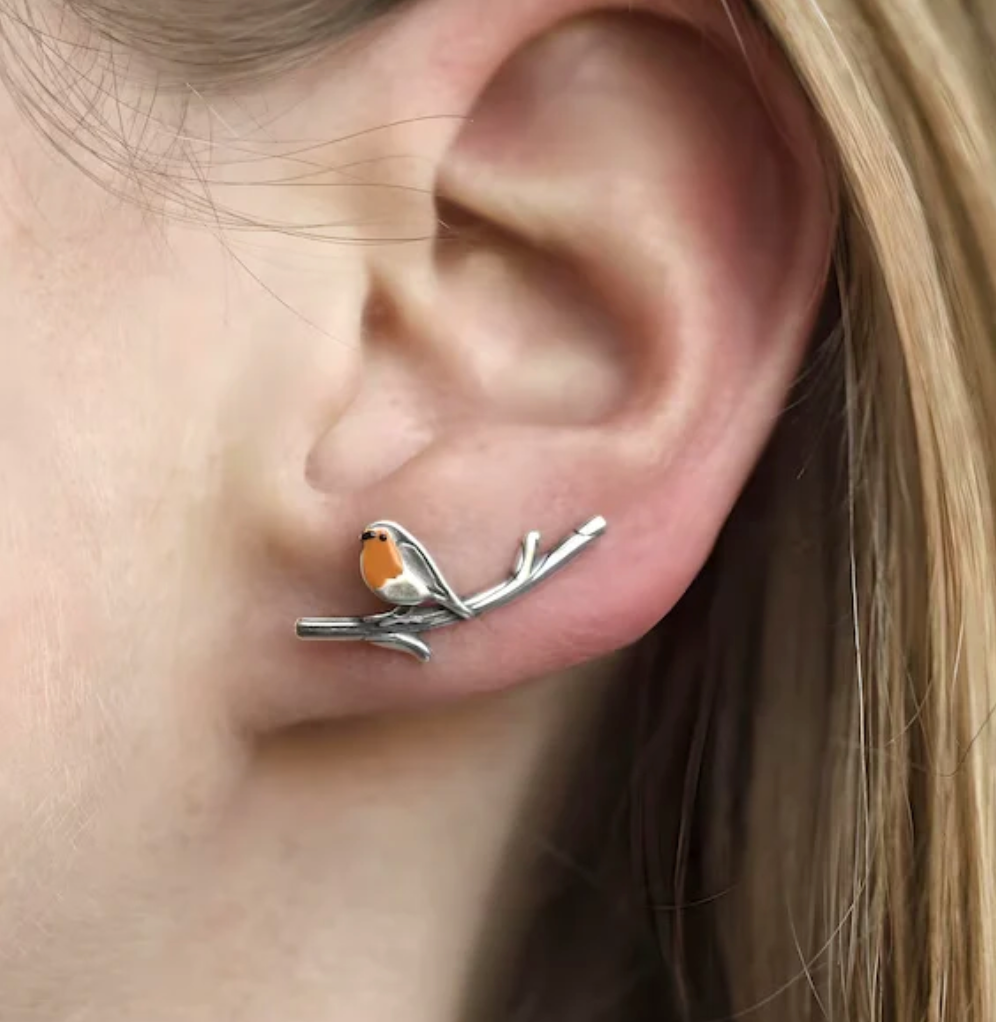 Cromos | Boucles d’Oreilles Verre Teinté Fait Main – LuckFeather