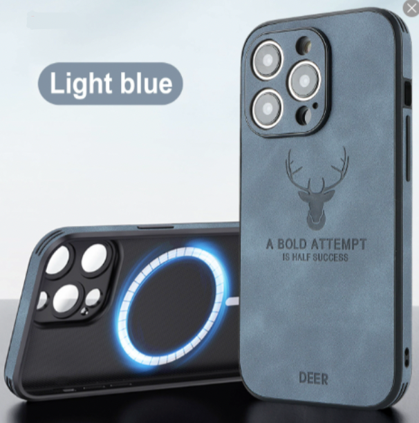 Cromos | Coque iPhone Luxe en Cuir de Cerf – Veltro