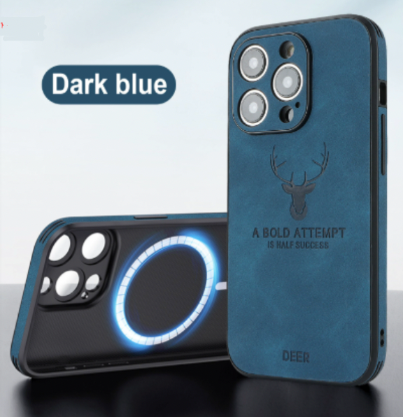 Cromos | Coque iPhone Luxe en Cuir de Cerf – Veltro