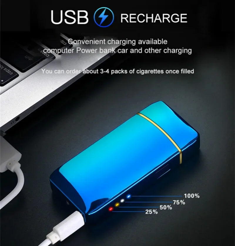 Cromos | Briquets Plasma Rechargeables USB Résistants au Vent