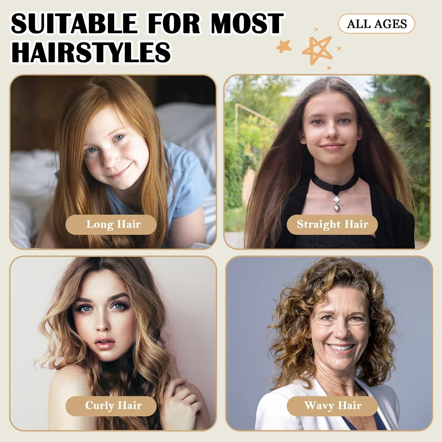 Cromos | Bandeau Boucleur Sans Chaleur Kit 9 Pièces – Boucles Douces