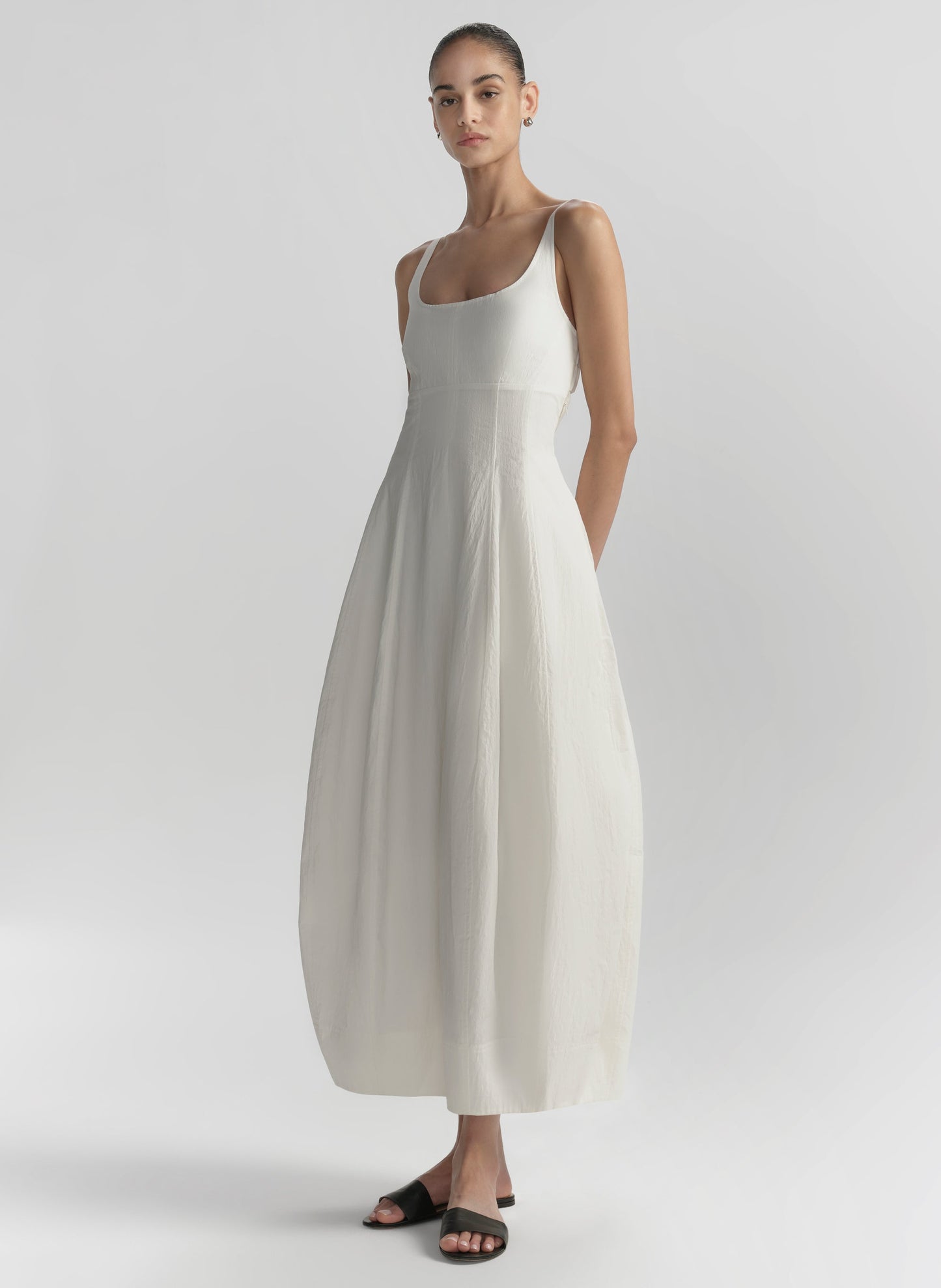 Robe midi Cromos Nina en coton et nylon