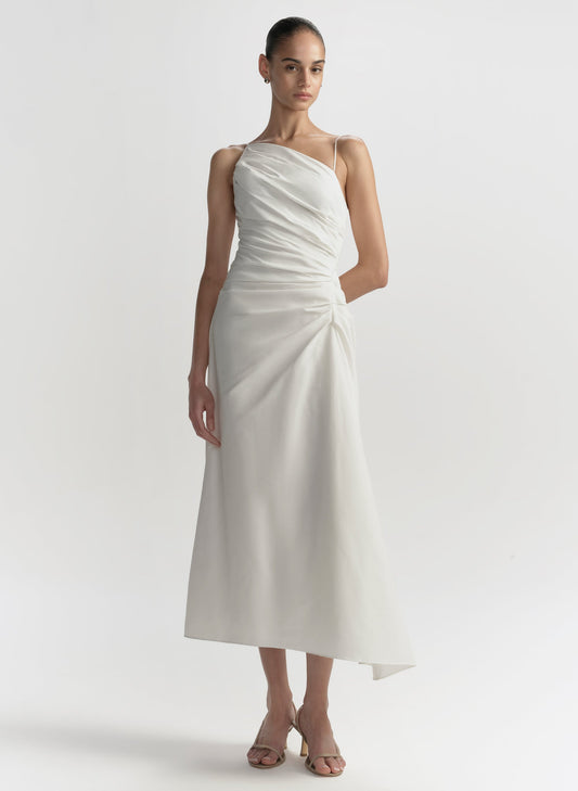 Robe midi en coton Cromos Juno