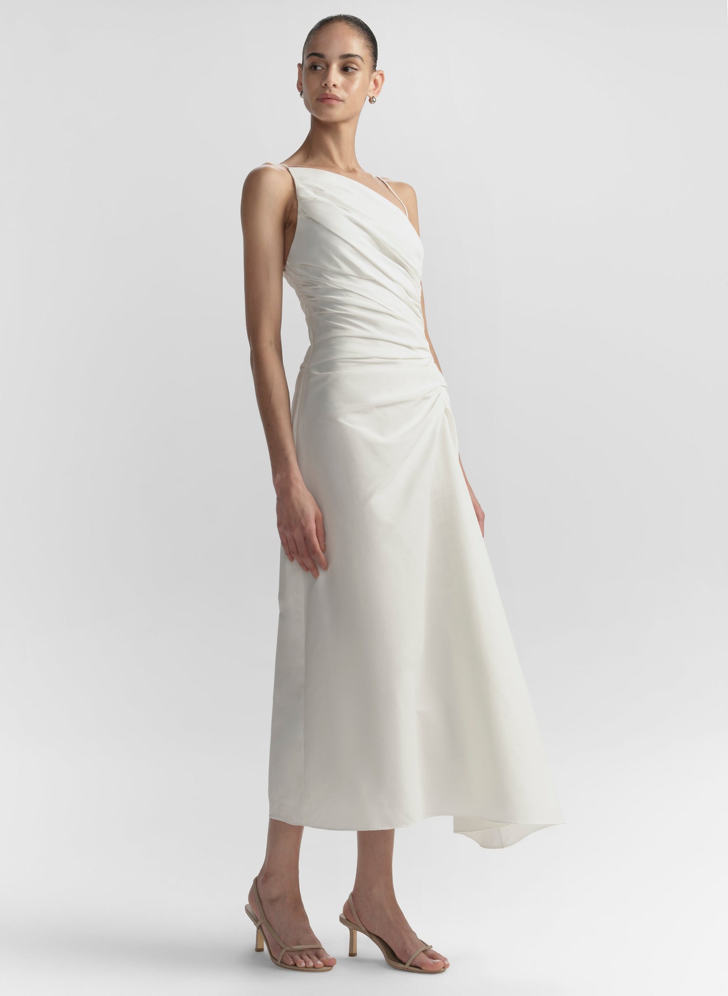Robe midi en coton Cromos Juno