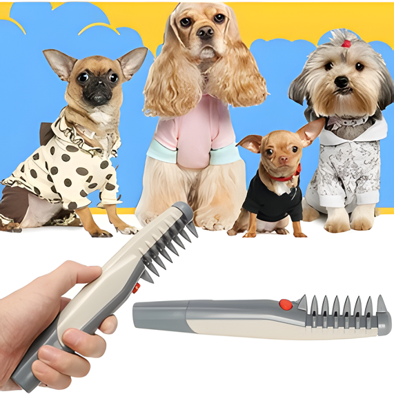 Cromos | Tondeuse pour animaux sans nœuds – toilettage sans douleur pour chiens et chats tous types de pelage